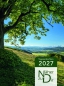 Preview: Näher zu Dir 2027 – Christlicher Buchkalender mit täglichen Bibelworten im Taschenformat, Motiv Baum