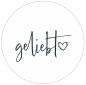 Preview: *Dekoboard „geliebt“