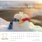 Preview: Tischkalender „Meine Zeit“ 2027 mit Bibelvers und ausdrucksstarkem Foto