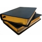 Preview: Perlbibel, Leder, schwarz, Goldschnitt, 11,7 x 17,5 x 2,8 cm