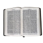 Preview: Perlbibel, Leder, schwarz, Goldschnitt, 11,7 x 17,5 x 2,8 cm