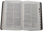 Preview: Standardbibel, Leder, schwarz, Goldschnitt mit Griffregister, 15,5 x 22,5 x 2,8 cm