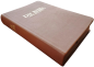 Preview: Taschenbibel, Rindleder hellbraun, Rotgoldschnitt, 13 x 18,3 x 2,9 cm