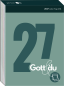 Preview: Gott&Du 2027 – Farbiger evangelistischer Aufstellkalender mit Bibelworten, Kurztexten und QR-Codes für junge Menschen.