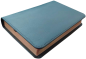 Preview: *Pocketbibel, Leder Meriva, dunkelbraun, Rotgoldschnitt, 9,5 x 14,0 x 2,3 cm