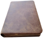 Preview: *Pocketbibel, Leder Toffee, hellbraun, Goldschnitt,  9,5 x 14,0 x 2,3 cm