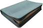 Preview: *Pocketbibel, Leder, braun/grau, Goldschnitt, Reißverschluss, 10,5 x 15,0 x 2,3 cm