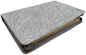 Preview: Standardbibel, Reißverschluss, Goldschnitt, braun-grau, 15,0 x 22,5 x 2,8 cm