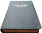 Preview: Taschenbibel, Leder, schwarz, Goldschnitt, mit Prägung „DIE BIBEL“, 13 x 18,3 x 2,9 cm