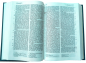 Preview: *Pocketbibel, Kunstleder, blaugrau, 9,5 x 14,0 x 2,3 cm