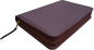 Preview: Bibelhülle Nappaleder für Standardbibel, dunkelrot