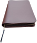 Preview: Bibelhülle Smartleder für kleine Schreibrandbibel, braun