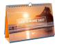Preview: Evangelistischer Wand- und Aufstellkalender 2027 mit farbigen Bildern, Bibelversen, Spiralbindung und integriertem Aufsteller.