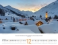 Preview: Schweizer Bildkalender mit Bergmotiven, Landschaftsaufnahmen und Bibelversen als Wandkalender im Querformat.