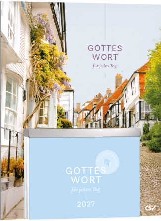 Gottes Wort für jeden Tag – Bibelvers-Abreißkalender in Großschrift mit Elberfelder Übersetzung.