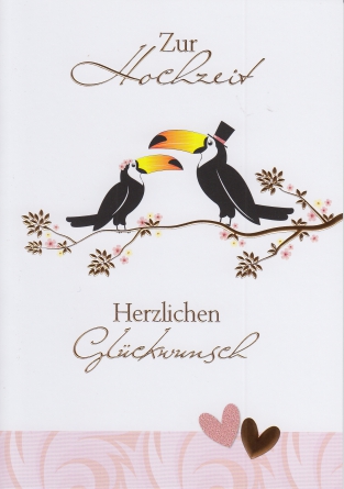 *Faltkarte „Hochzeit“ Psalm 118,24