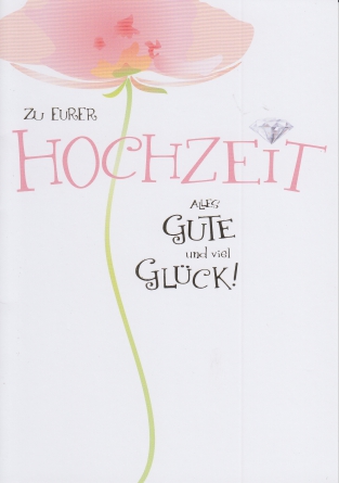 *Faltkarte „Hochzeit“ Judas V. 2