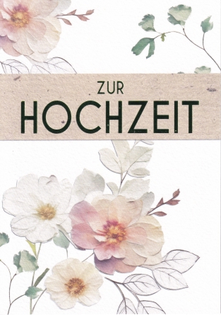*Faltkarte „Hochzeit“ Galater 5,13