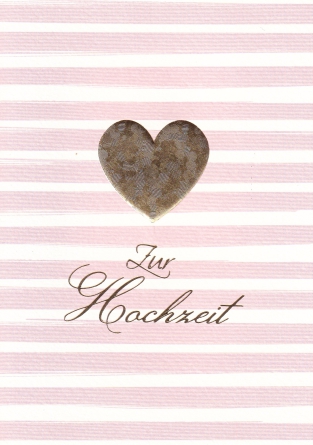 *Faltkarte „Hochzeit“ Matthäus 28,20
