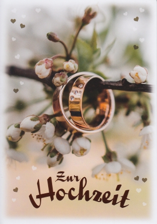 *Faltkarte „Hochzeit“ Kolosser 3,14