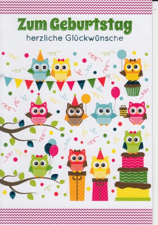 *Faltkarte „Kindergeburtstag“ Psalm 23,1