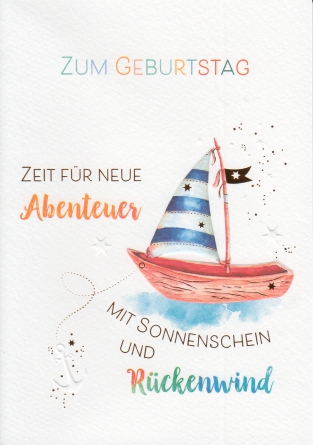*Faltkarte „Kindergeburtstag“ Psalm 119,105