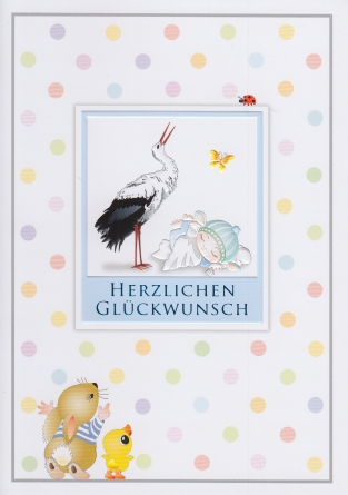 *Faltkarte „Geburt“ Psalm 34,9