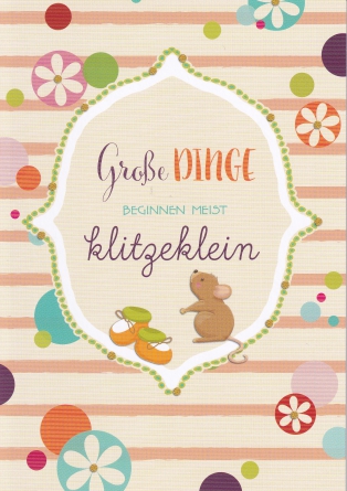 *Faltkarte „Geburt“ Psalm 36,6