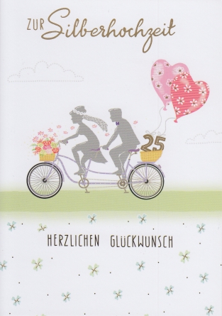 *Faltkarte „Silberhochzeit“ Psalm 36,8