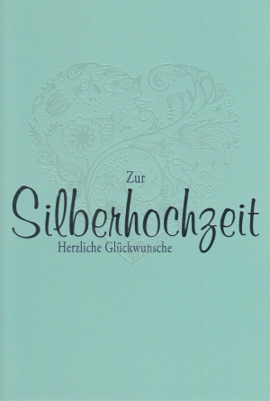 *Faltkarte „Silberhochzeit“ Johannes 1,16