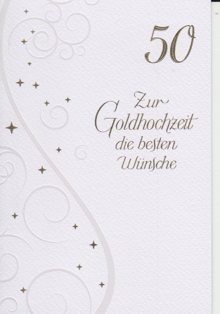 *Faltkarte „goldene Hochzeit“ 2. Thessalonicher 3,18