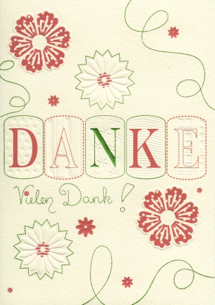 *Faltkarte „Danke“ Epheser 5,20