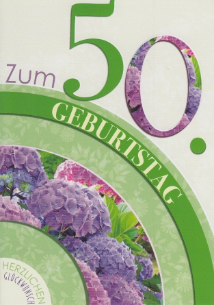 *Faltkarte „Zahlengeburtstag“ (50) Psalm 36,6