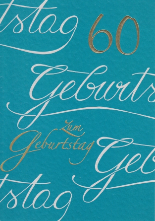 *Faltkarte „Zahlengeburtstag“ (60) Psalm 103,2
