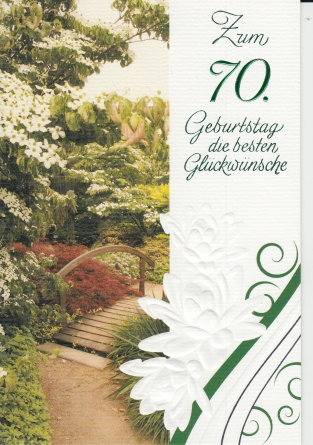*Faltkarte „Zahlengeburtstag“ (70) Johannes 1,16