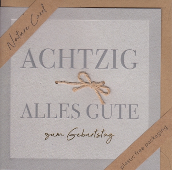 *Faltkarte „Zahlengeburtstag“ (80) Jesaja 54,10