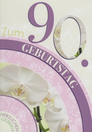 *Faltkarte „Zahlengeburtstag“ (90) 1. Johannes 3,1
