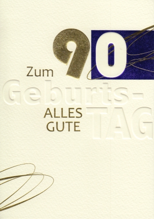 *Faltkarte „Zahlengeburtstag“ (90) Johannes 1,16