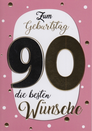 *Faltkarte „Zahlengeburtstag“ (90) Jesaja 26,4