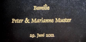 Hausbibel, Leder, hellbraun, Rotgoldschnitt