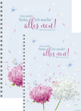 *Memoblock (Blume) „Siehe, ich mache alles neu!“