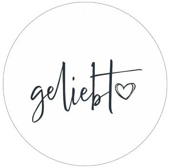 *Dekoboard „geliebt“