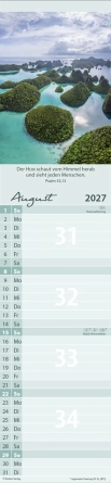 *Für alle, Streifen-Terminkalender 2027