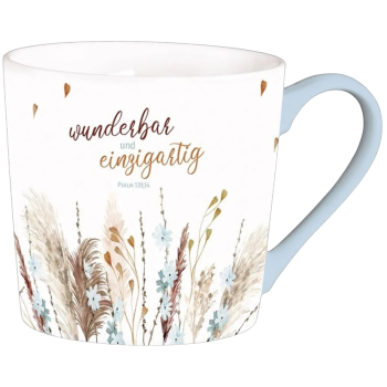 *Tasse „wunderbar und einzigartig