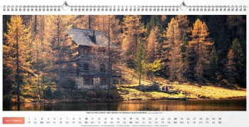 Panoramakalender XL 2027 – Hochwertiger Wandkalender mit Bibelversen, brillanten Bildern und silberner Spiralbindung.