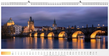 Panoramakalender XL 2027 – Hochwertiger Wandkalender mit Bibelversen, brillanten Bildern und silberner Spiralbindung.