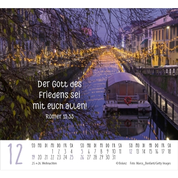 Aufstellkalender „Atempause