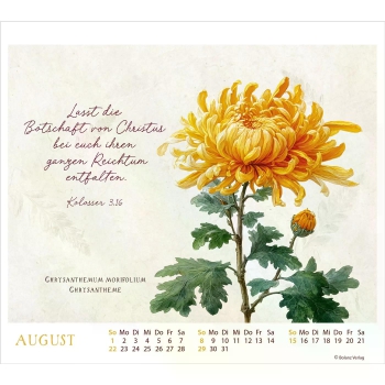 *Meisterwerke des Schöpfers, 2027, Tischkalender