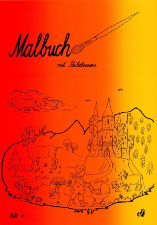 4 Malbücher komplett 1-4 mit Elberfelder Bibelversen, Buchpaket mit 4 Malheften