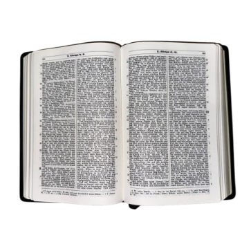 Preview: *Perlbibel, Leder, schwarz, Goldschnitt, 11,7 x 17,5 x 2,8 cm